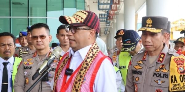 Kapolda Lampung Kunjungan Menteri Perhubungan ke Bakauheni