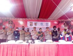 Kapolda Lampung Kunjungi Pos Pam Operasi Lilin Krakatau Polres Pesawaran