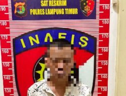 Terjatuh Dari Motor, Pelaku Curat Dibawa Warga ke Polres Lampung Timur