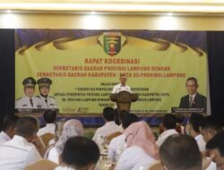 Sekdaprov Fahrizal Darminto Membuka Rakor Forum Sekretaris Daerah Indonesia Provinsi Lampung