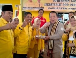 Arinal Djunaidi Resmikan Kantor DPD II Partai Golkar Pringsewu