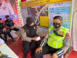 Sidokkes Polres Pesawaran Cek Kesehatan Personil Pospam dan Posyan Operasi Lilin Krakatau 2022