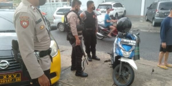 Diduga Hendak Tawuran, Patroli Presisi Samapta Polresta Bandar Lampung Bubarkan Puluhan Remaja Geng Motor