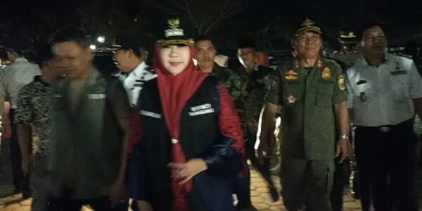 Bupati Bersama Forkopimda Kabupaten Tanggamus Monitor Malam Penggantian Tahun