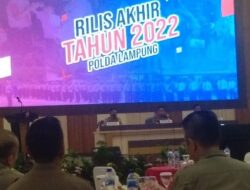 Rilis Akhir Tahun 2022 Kinerja Polda Lampung dan Jajaran