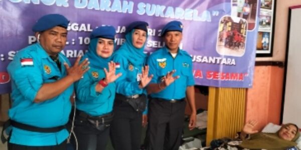 Sambut HUT ke-2, DPP Jagat Buana Nusantara Gelar Bakti Sosial Donor Darah