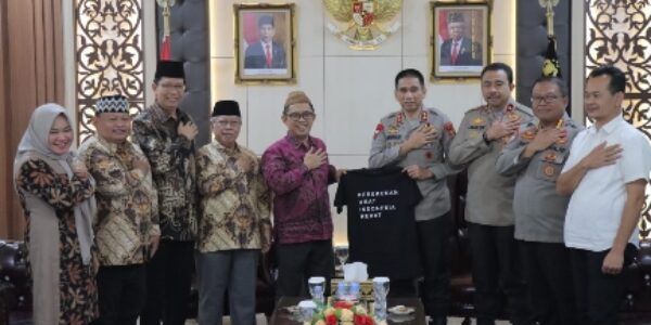 Kapolda Lampung Terima Audiensi Kakanwil Kementerian Agama  dan Ketua FKUB Provinsi Lampung