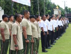 Sinergitas TNI-POLRI, Polres Lamtim Bersama Kodim 0429/LT Melaksanakan Olahraga Bersama