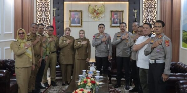 Kapolda Lampung Terima Audiensi Pj. Bupati Tulang Bawang Barat