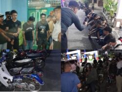 Dipimpin Kapolsek Sukarame, Patroli Gabungan Amankan Belasan Pelajar