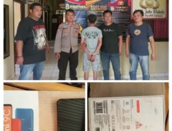 Curi Dua Handphone, Seorang Pemuda Di Lamtim Ditangkap Polisi