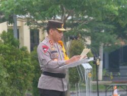 Kapolda Lampung Pimpin Apel Operasi Keselamatan Krakatau Tahun 2023