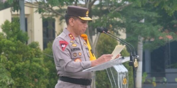 Kapolda Lampung Pimpin Apel Operasi Keselamatan Krakatau Tahun 2023