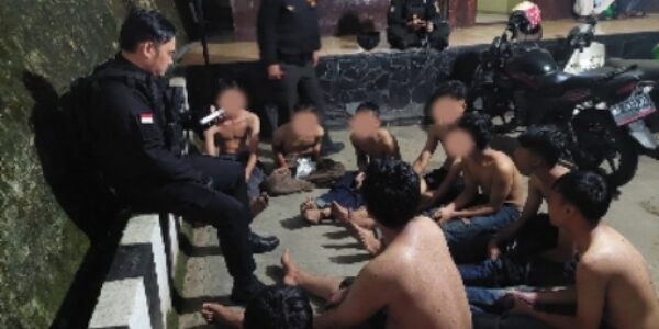 Diduga Hendak Tawuran, Polsek Tanjung Karang Barat Amankan 10 Remaja