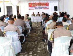 Kunjungan Kerja Kapolres Lamtim   Polsek Labuhan Ratu, Polsek Way Jepara dan Polsek Bandar Sribhawono