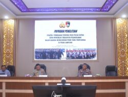 Polda Lampung Ikuti Pemaparan Penelitian Strategi Perwira