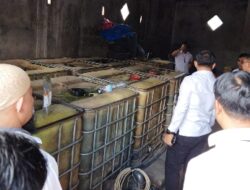 Polda Lampung Gerebek Gudang Pengoplos BBM, Diduga Milik Oknum Anggota Polri