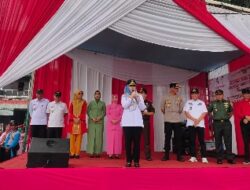 Bupati Dewi Handajani Lepas Karnaval Budaya Dalam Rangka HUT Tanggamus