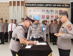 Kompol Try Maradona Resmi Menjabat Kapolsek Kedaton