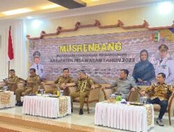 Musrenbang RKPD Tahun 2024 Pesawaran, Kepala Bappeda Lampung: Perlu Komitmen Bersama Menurunkan Angka Kemiskinan