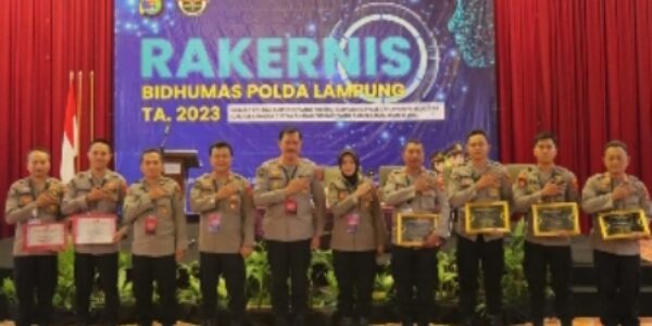 Kapolda Lampung Buka Rakernis Bidhumas  Tahun 2023