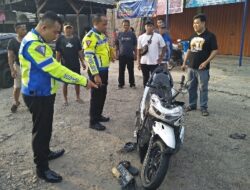 Lakalantas Satu Korban Kaki Putus di  Pringsewu