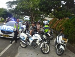 Cegah Balap Liar Jelang Berbuka Puasa, Polresta Bandar Lampung   Patroli Hunting