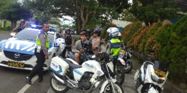 Cegah Balap Liar Jelang Berbuka Puasa, Polresta Bandar Lampung   Patroli Hunting
