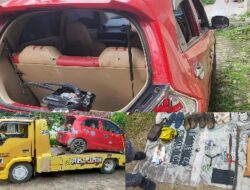 Mobil Penuh Tembakan, Diduga Digunakan Sindikat  Pencuri Pick Up Ditemukan