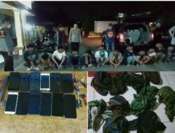 Polsek Sukarame Amankan 15 Orang Remaja Diduga Akan Perang Sarung