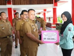 Pemkab Lamsel Gelar Silaturahmi Dan Penyerahan THR THLS Dari Bupati Lamsel