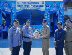 Pj. Bupati Pringsewu Tinjau Pos Pelayanan & Pengamanan Serta Pasar Tradisional