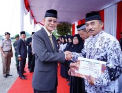 Pemkab Pringsewu Gelar Upacara Peringatan Hardiknas 2023 & Hari Otda Ke-27