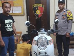 Polres Lampung Timur  Tangkap Pelaku Curanmor