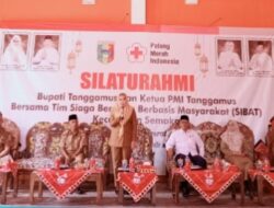 Bupati Dewi Handajani Silaturahmi dan Halal Bihalal Bersama PMI Tanggamus dan Tim Sibat