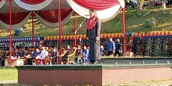 Bupati Tanggamus, Hj. Dewi Handajani Mengajak  Masyarakat Menyukseskan Pemilu 2024