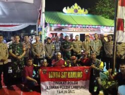 Tim Penilai Lomba Satkamling Polda Lampung Apresiasi Pos Kamling Labuhan Ratu Raya