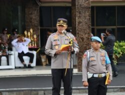 Kapolresta Bandar Lampung Pimpin Apel Satkamling Tingkat Kota Bandar Lampung
