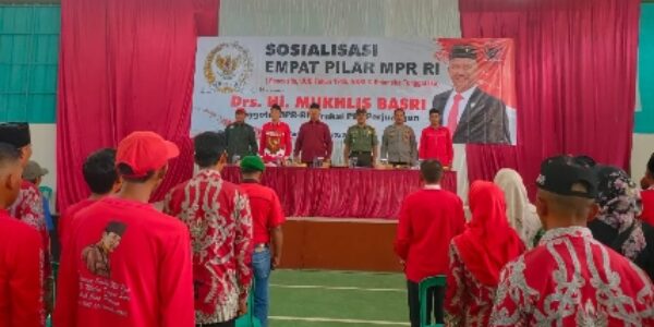 Anggota MPR RI Mukhlis Basri Sosialisasi 4 Pilar MPR RI di Sumber Jaya Lampung Barat