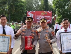 Hari Bhayangkara Ke 77, Polresta Bandar Lampung Raih 3 Penghargaan Dalam Lomba Tingkat Mabes Polri dan Polda Lampung