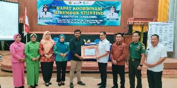 Wakil Bupati Tanggamus AM. Syafi’i, mewakil Bupati membuka Rapat Koordinasi dan Rembuk Stunting