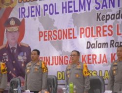 Kunjungan Kerja Kapolda Lampung di Polres Lampung Utara