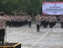 Polresta Bandar Lampung Gelar Apel Polisi RW Tingkat Kota Bandar Lampung
