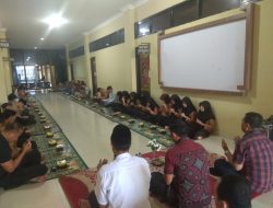Jumat Berkah, Sat Reskrim Polresta Bandar Lampung Gelar Doa Bersama Anak Yatim Piatu