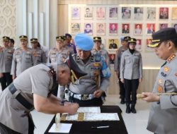 Kapolresta Bandar Lampung Pimpin Upacara Sertijab Kapolsek Teluk Betung Utara