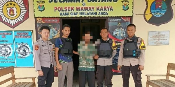 Cabuli Seorang Anak Sampai Hamil, Seorang Kakek Ditangkap Polres Lamtim