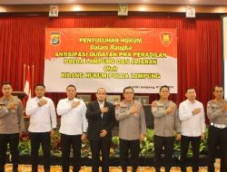 Antisipasi Gugatan Pra Peradilan, Kapolda Lampung : Pahami dan Implementasikan Dalam Tugas