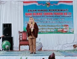 Bupati Dewi Handajani Hadiri HUT Pekon Wonoharjo Ke-71 Dan Peringatan Tahun Baru Islam