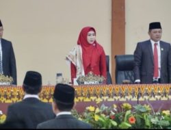 HUT RI ke-78, Bupati dan Forkopimda Tanggamus Ikuti Sidang Paripurna  Dengarkan Pidato Kenegaraan Presiden RI
