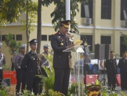 Polda Lampung Menggelar Upacara  Memperingati Hari Kemerdekaan ke-78 Republik Indonesia
